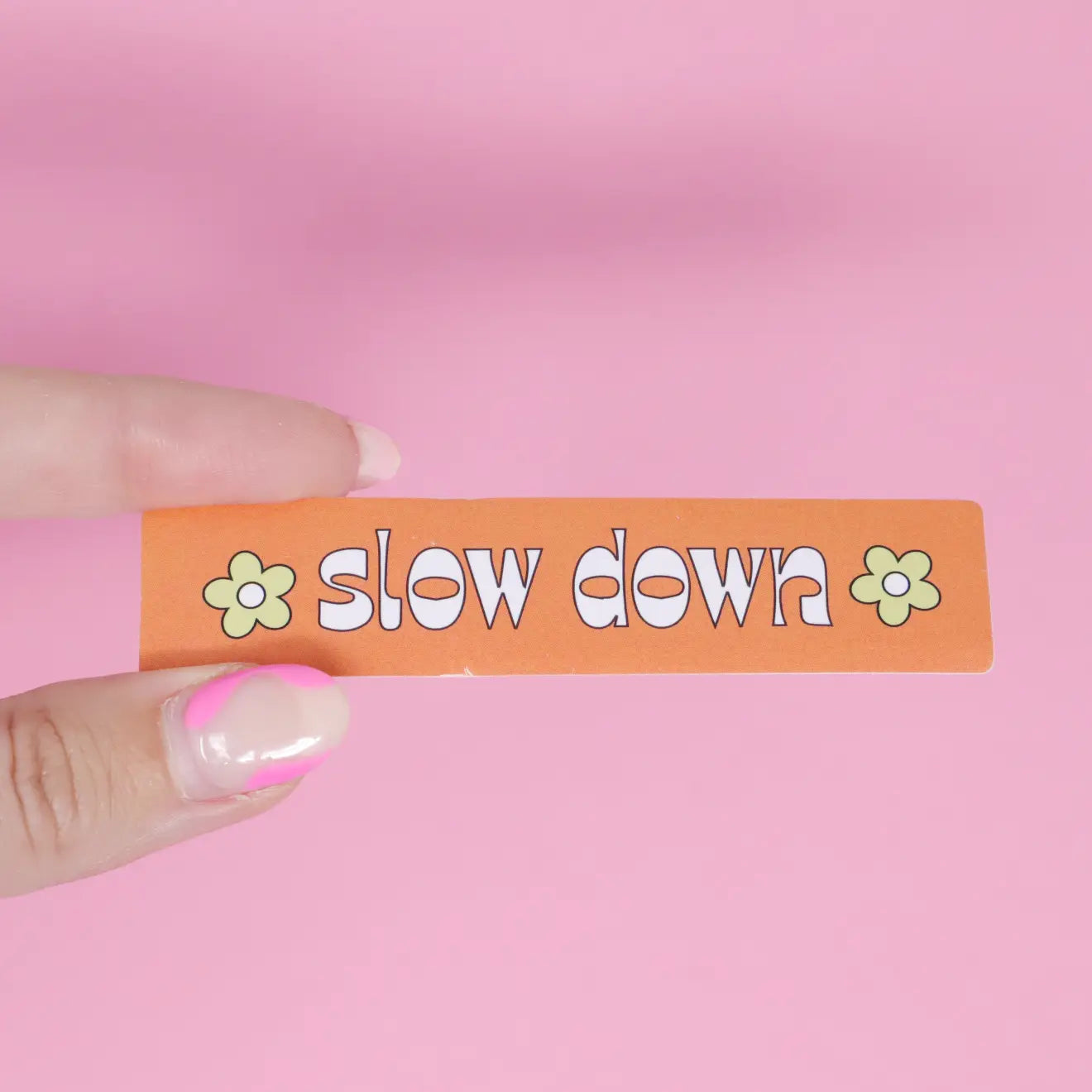 Slow Down Sticker