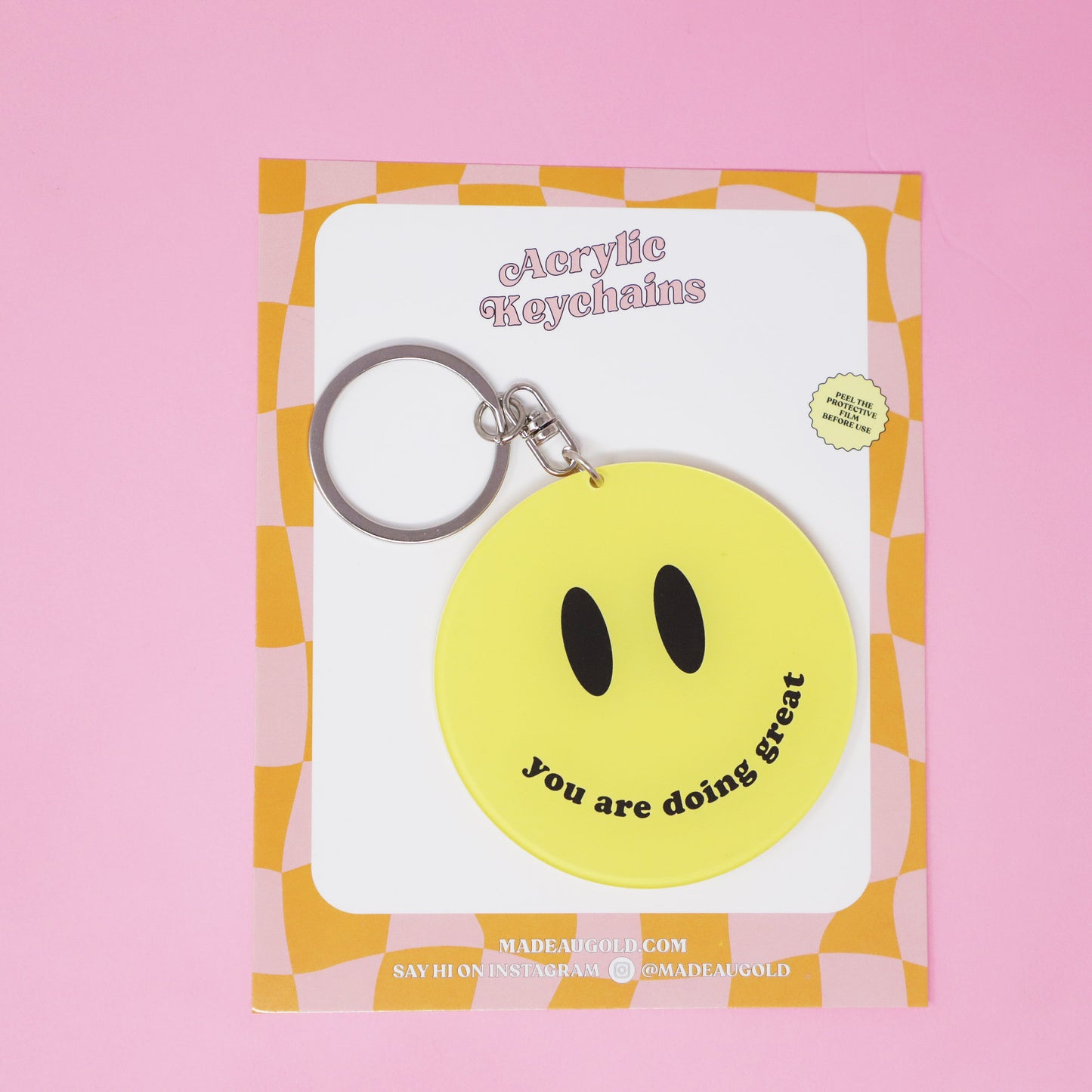 Acrylic Keychain You are doing great
