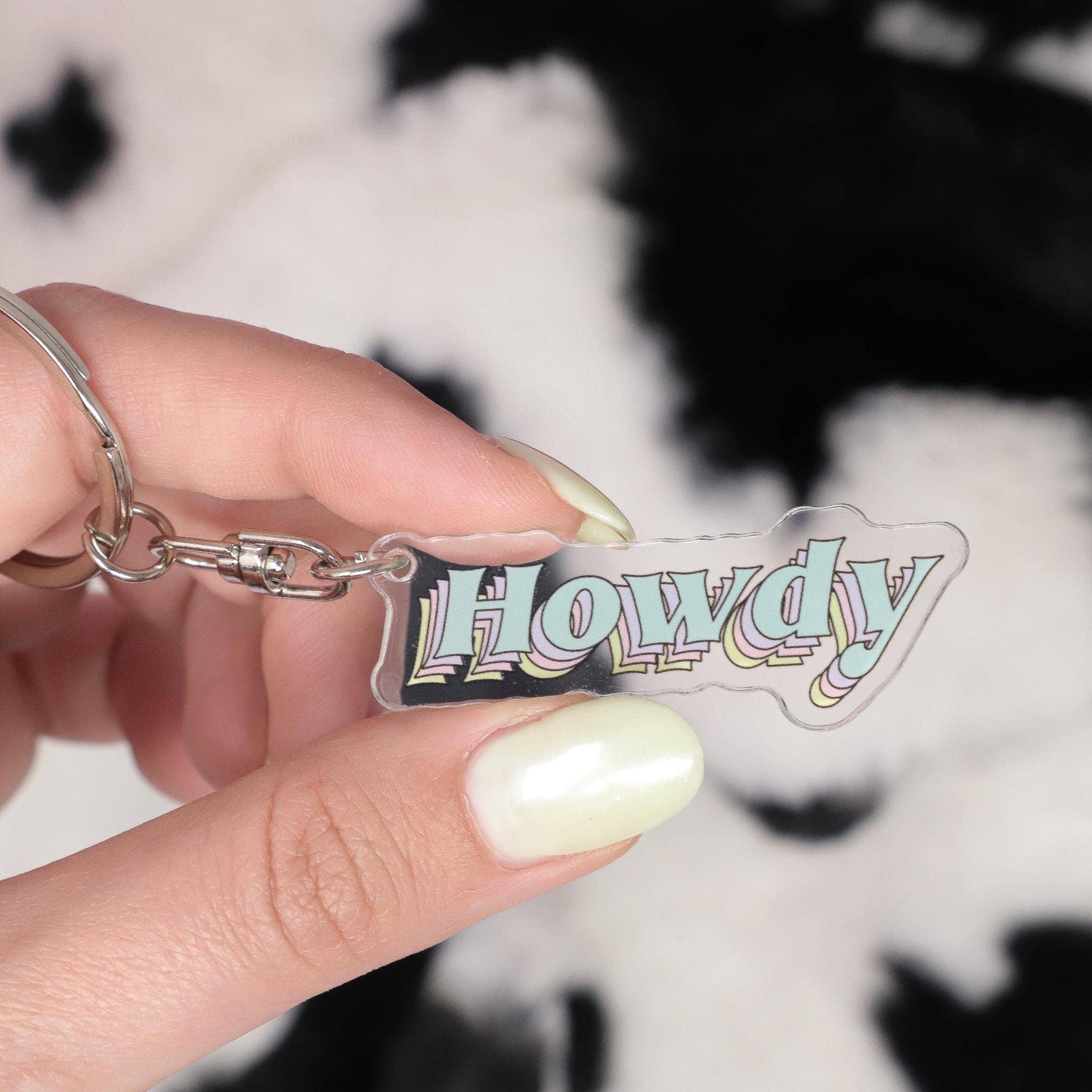 Howdy Acrylic Keychain