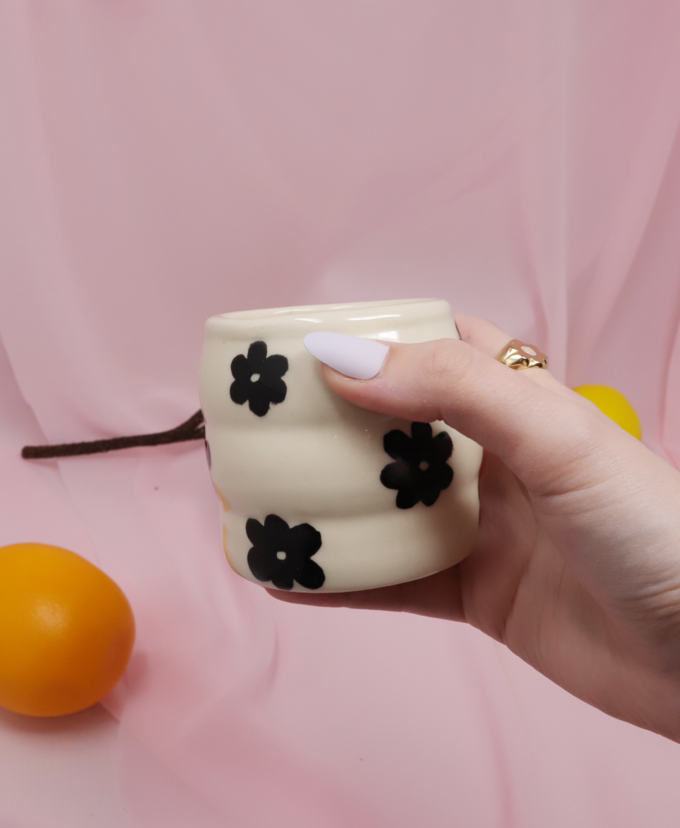 Flower Ceramic Espresso Cup