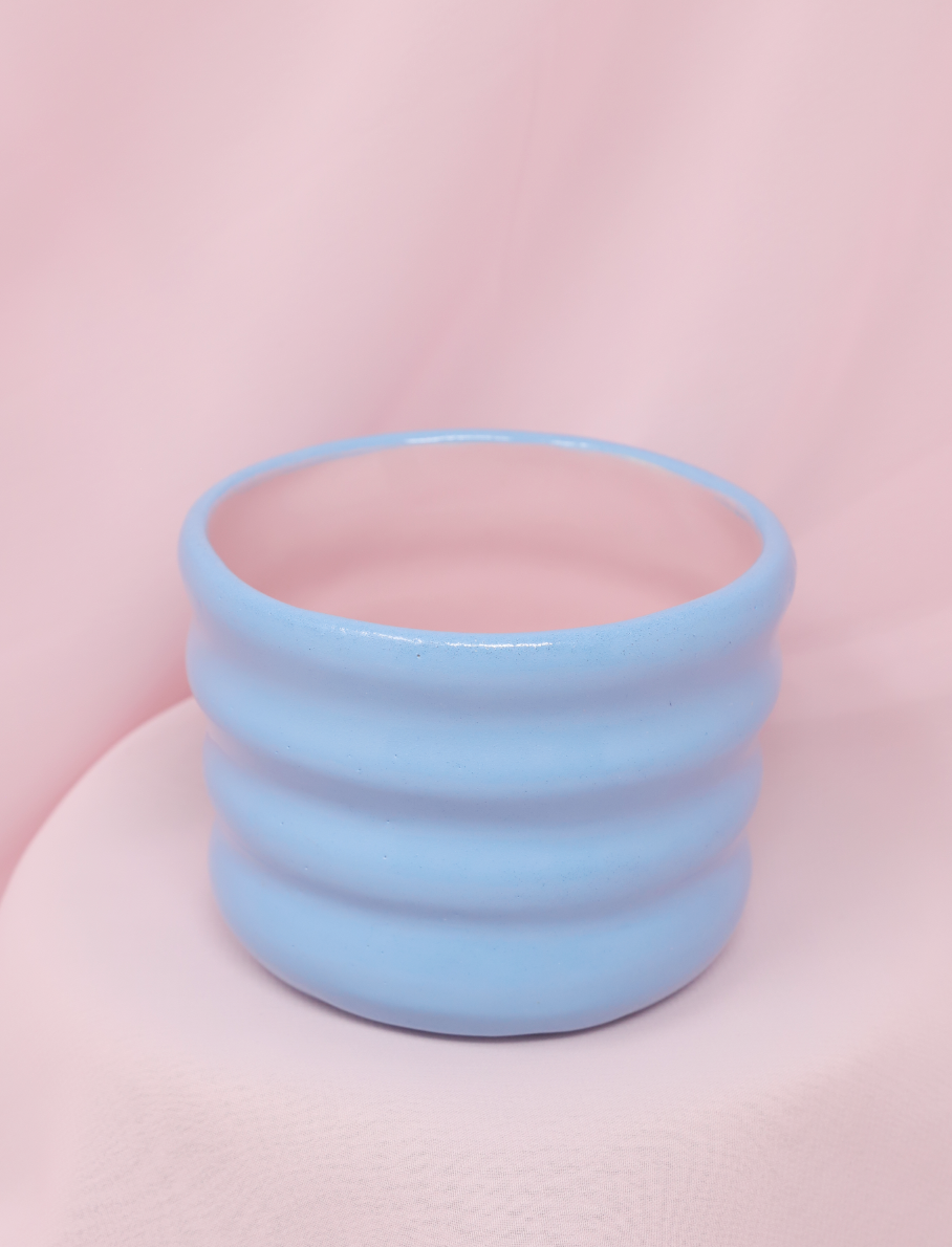 Pastel Blue & Pink Planter