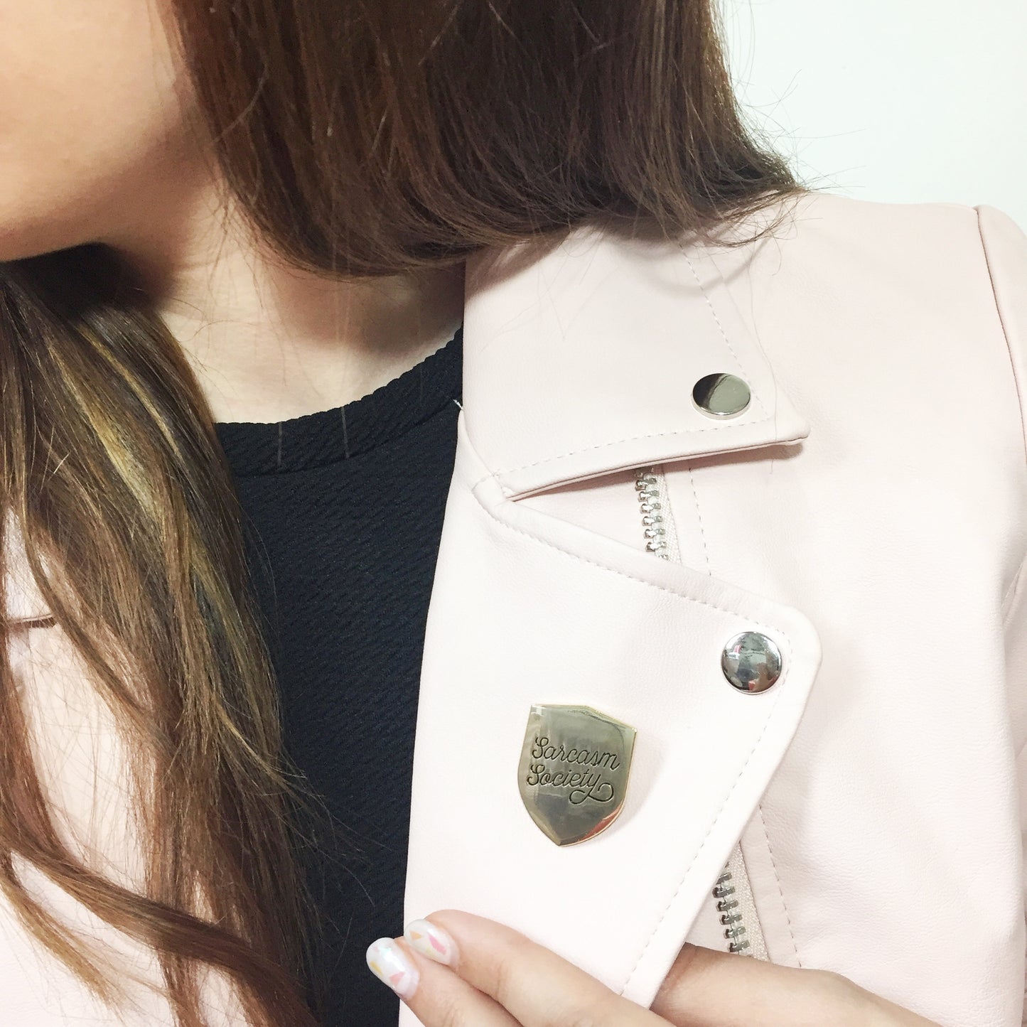 Sarcasm Society pin