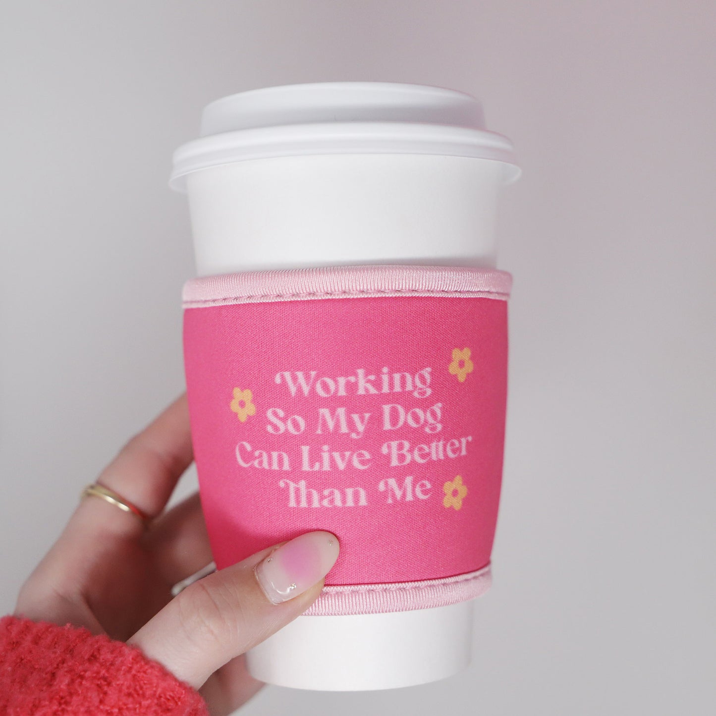 Hot Coffee Sleeve - Dog
