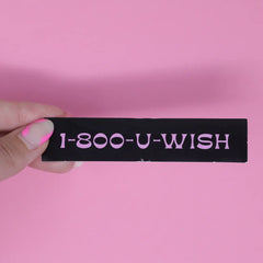 1-800-U-WISH Sticker