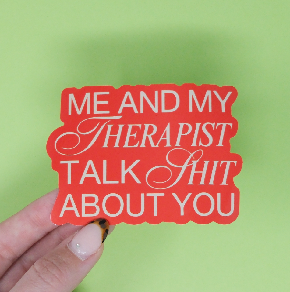 Therapy Sticker