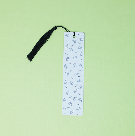 Aluminum Bookmark - Croissant