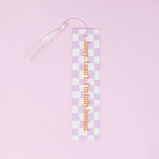 Aluminum Bookmark - Fully booked