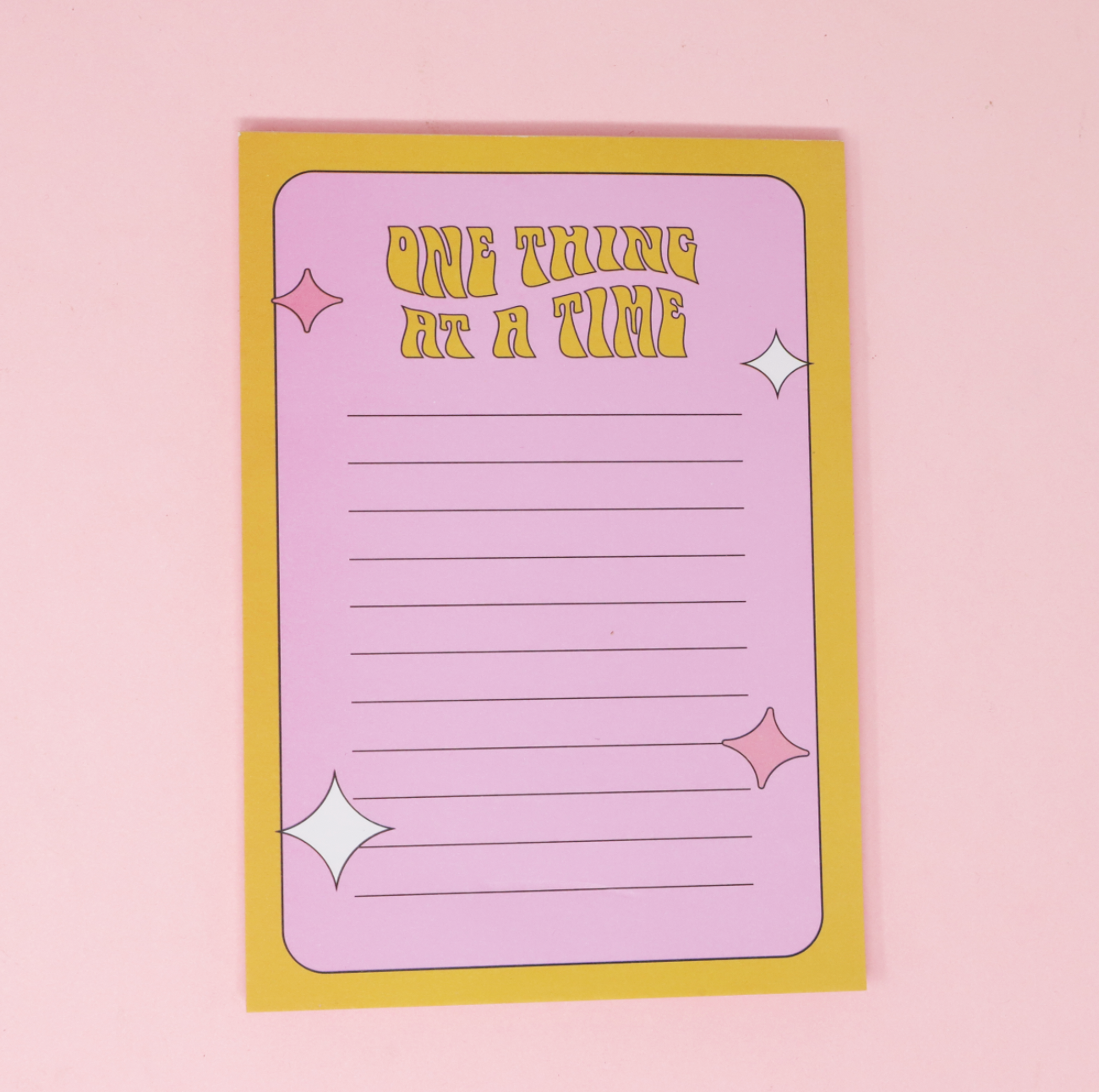 Notepad - One Thing At A Time