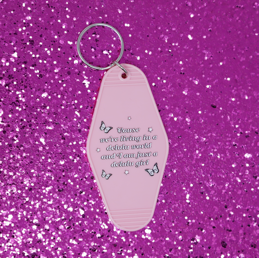 Motel keychain Delulu