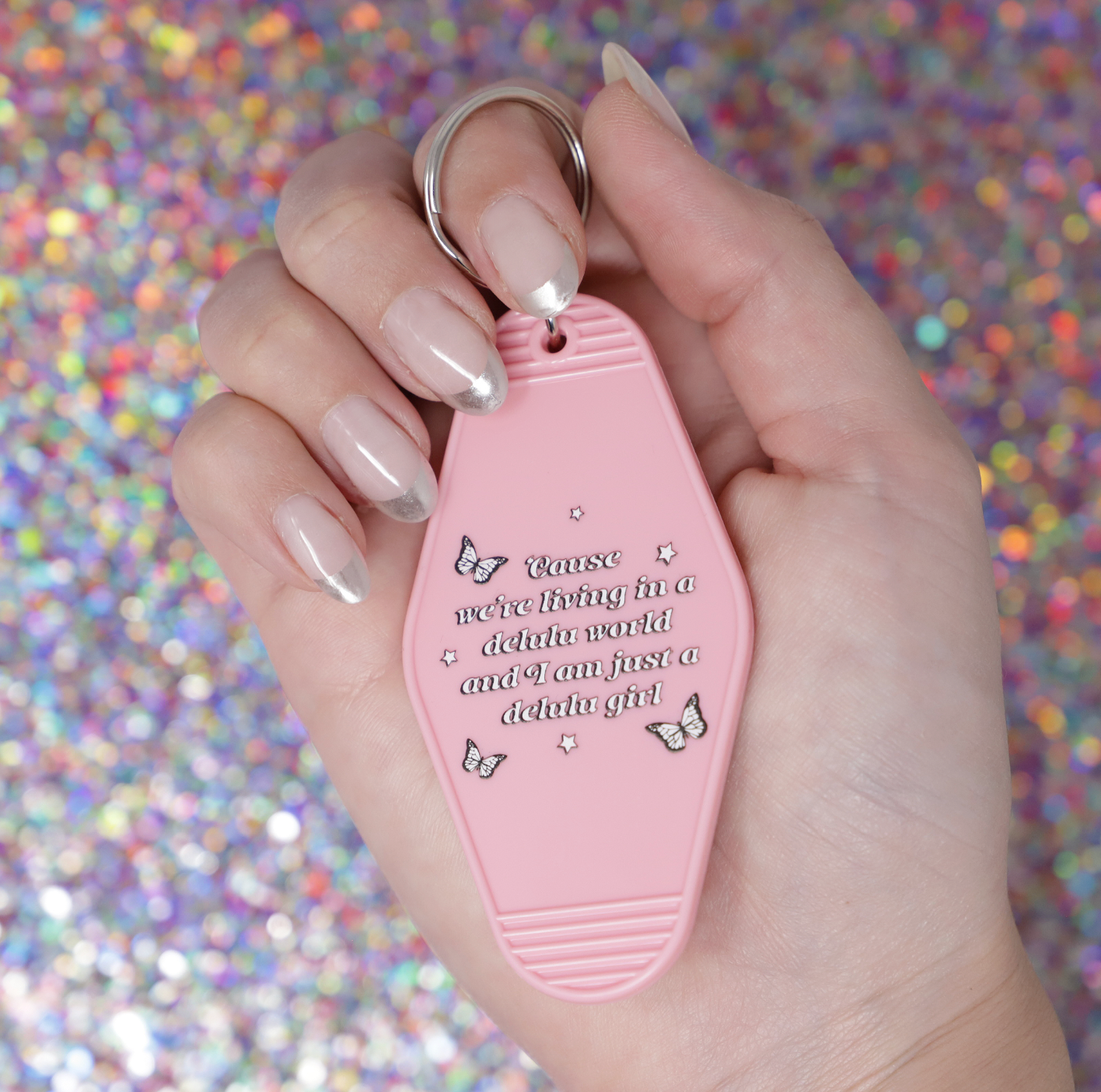 Motel keychain Delulu