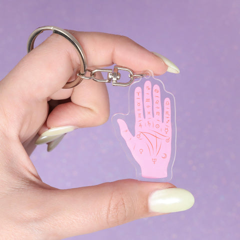 Palmistry Hand Acrylic Keychain