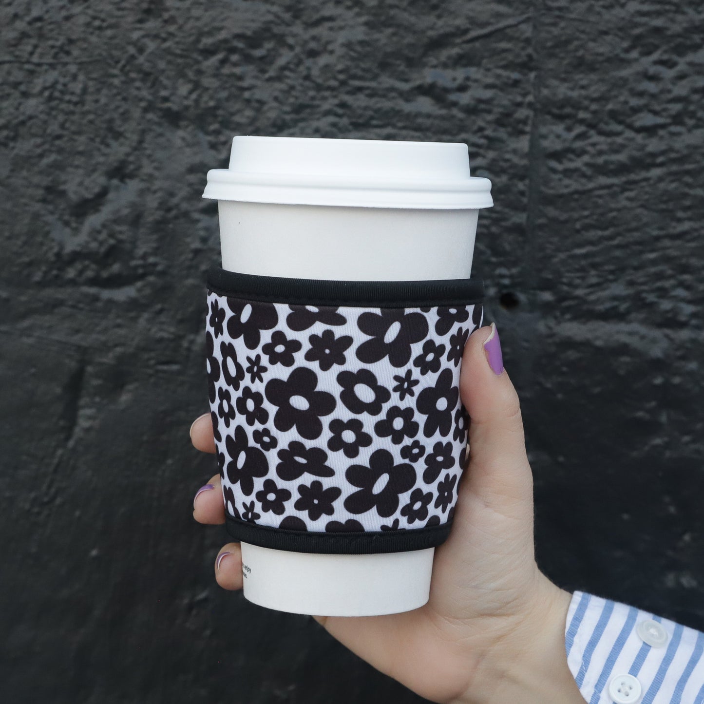 Hot Coffee Sleeve - Flowers