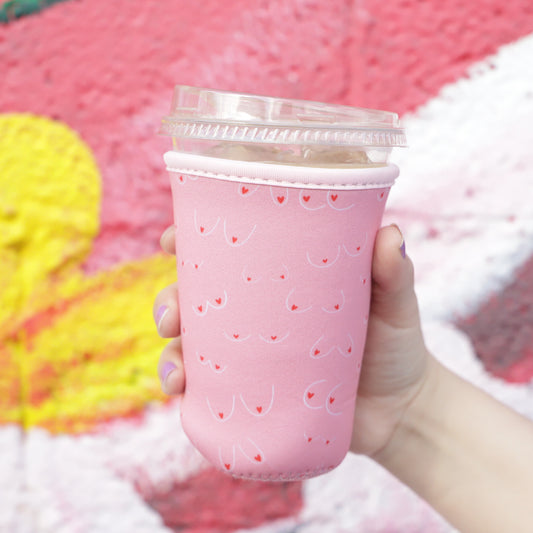 Iced Coffee Sleeve - Boobies