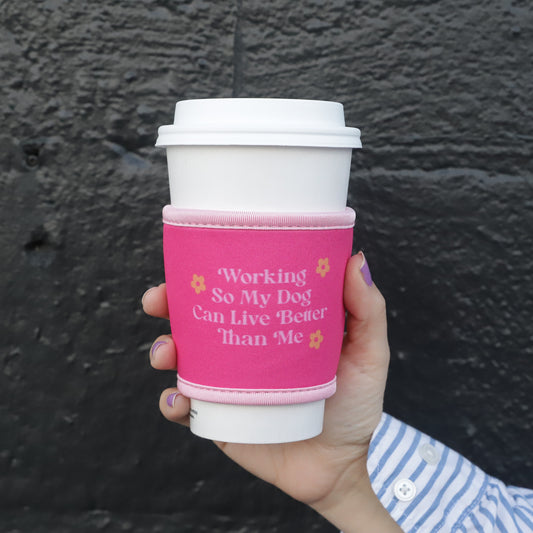 Hot Coffee Sleeve - Dog
