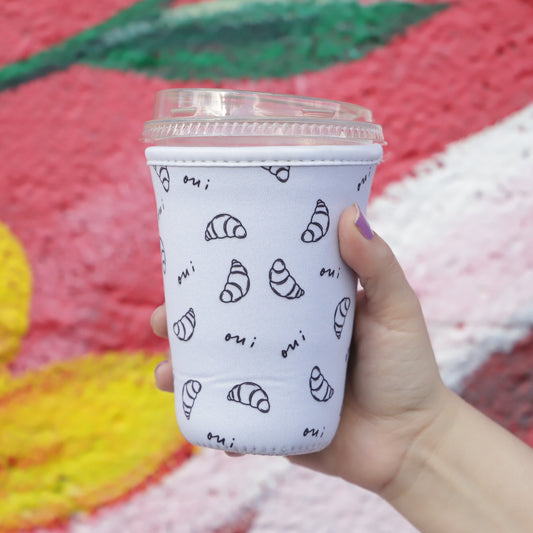 Iced Coffee Sleeve - Croissants