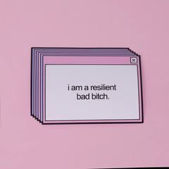 I am a resilient bad bitch Sticker