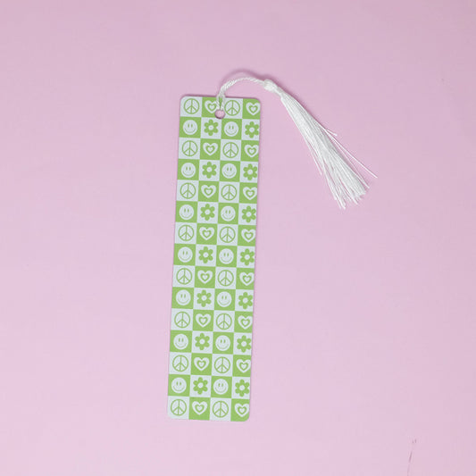 Aluminum Bookmark - checkers 