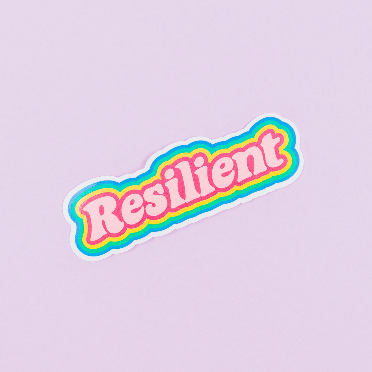 Resilient sticker