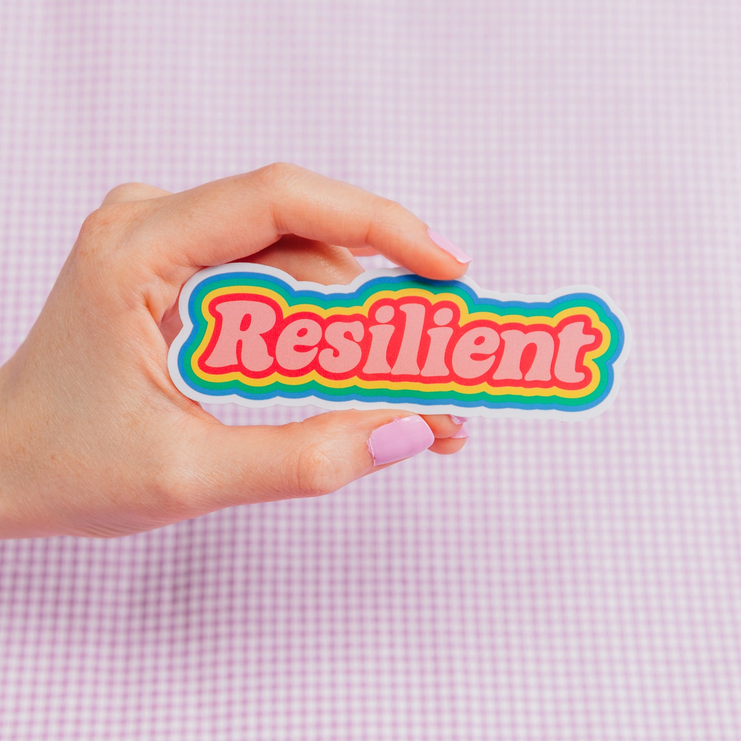 Resilient sticker