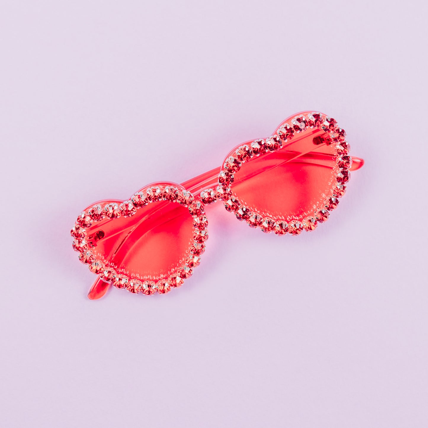 RED HEART RHINESTONES SUNNIES