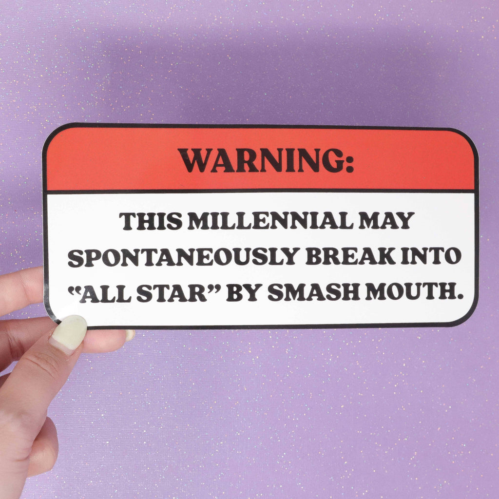 Agent væbner Pygmalion Bumper sticker - All Star Smash Mouth – Made Au Gold