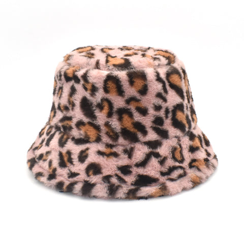 Pink Leopard Bucket Hat