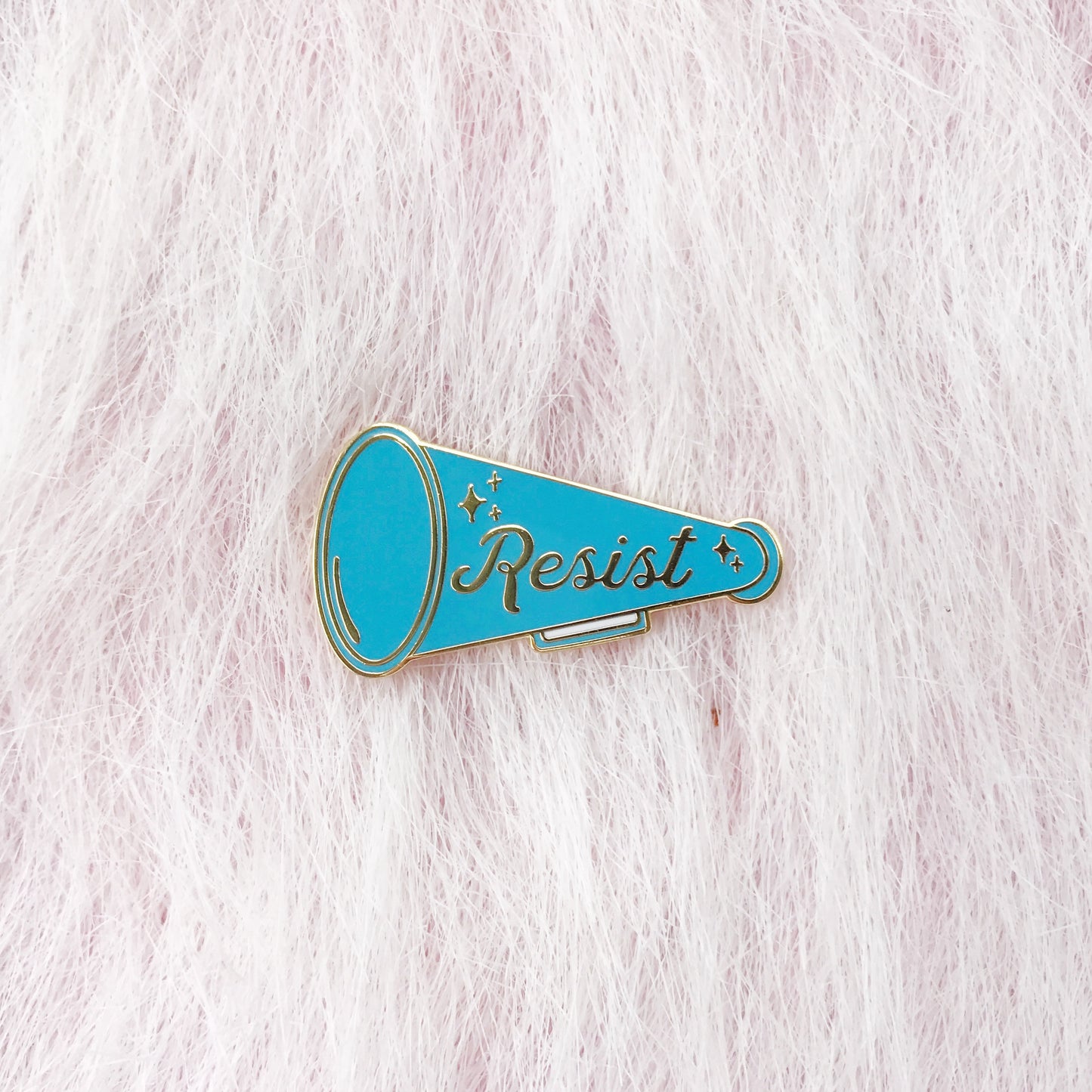 Resist enamel Blue pin