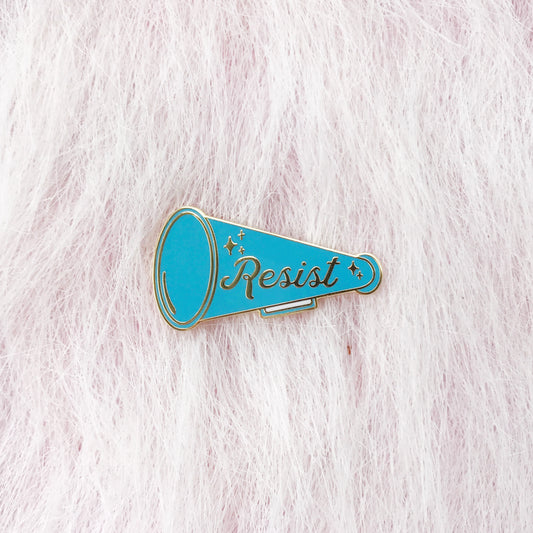 Resist enamel Blue pin