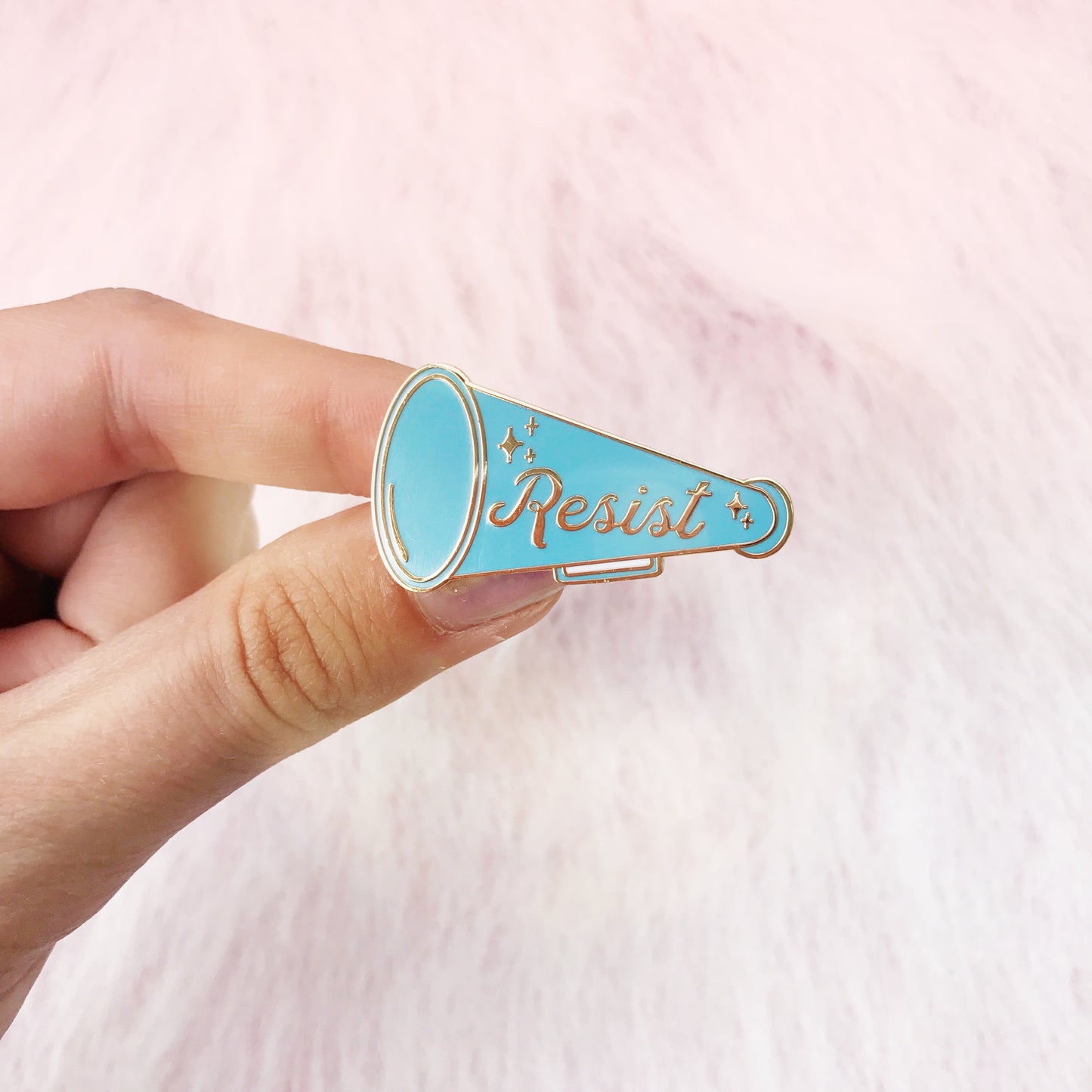 Resist enamel Blue pin