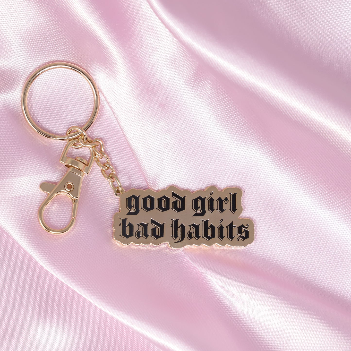 Good Girl Bad Habits Keychain