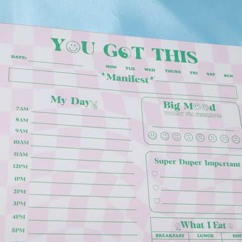 You Got This ultimate daily planner notepad