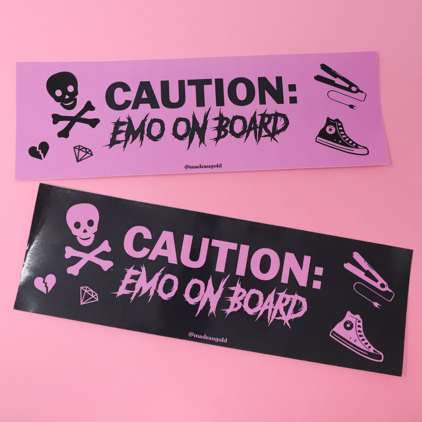 Bumper sticker -  Emo on board