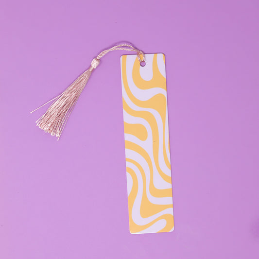 Aluminum Bookmark - Retro waves