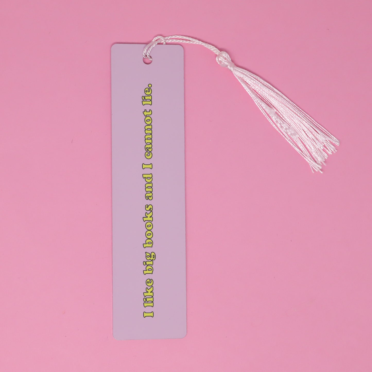 Aluminum Bookmark - I like big books and I cannot lie