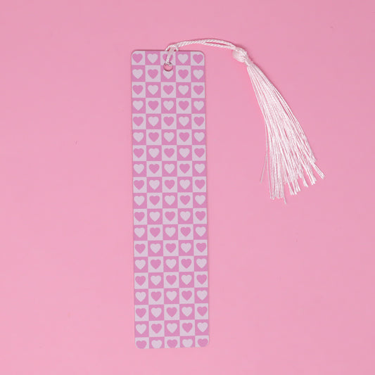 Aluminum Bookmark - Hearts