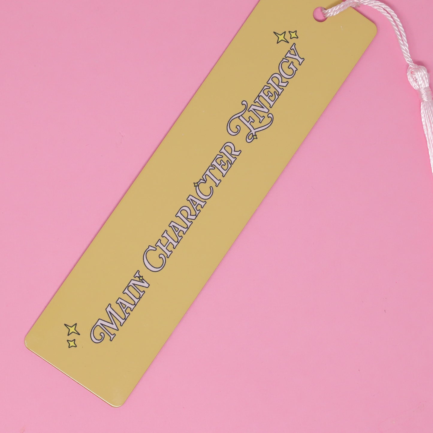 Aluminum Bookmark - Main Character Energy