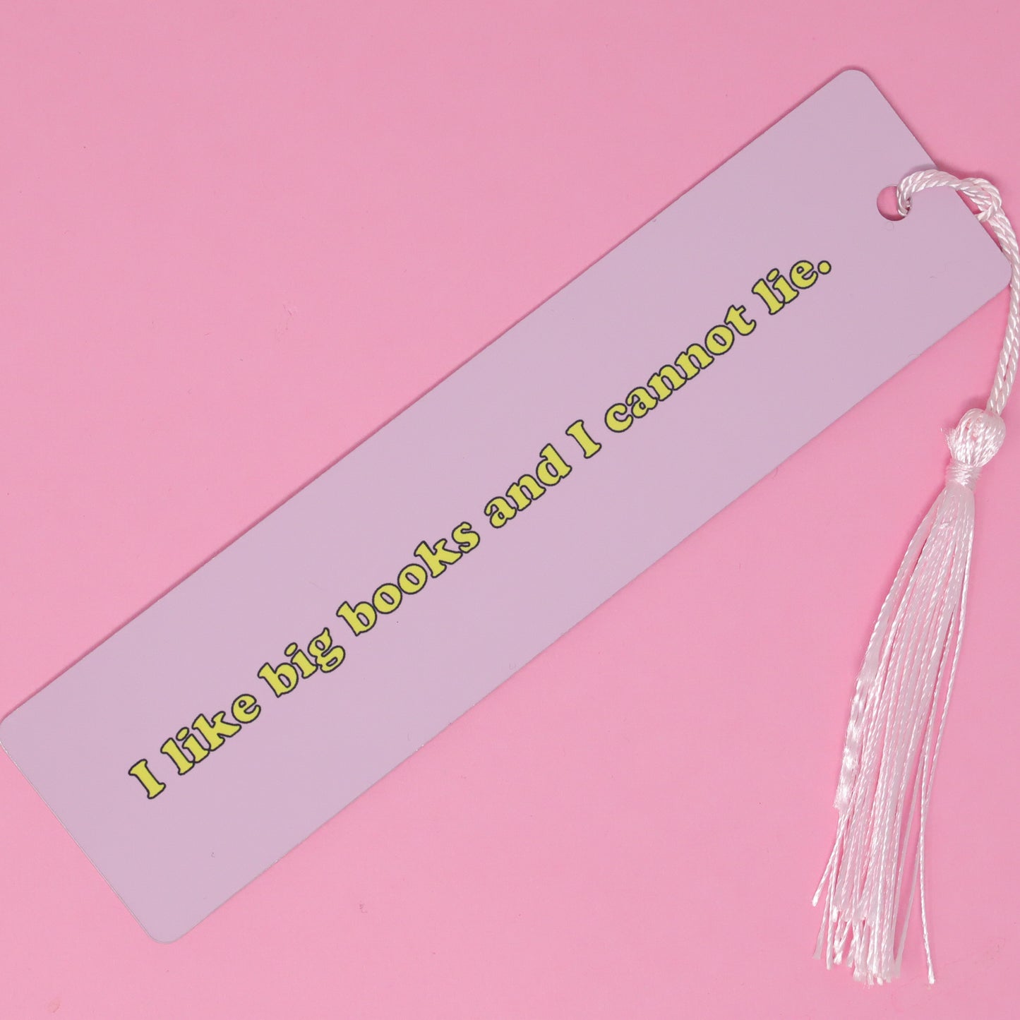 Aluminum Bookmark - I like big books and I cannot lie