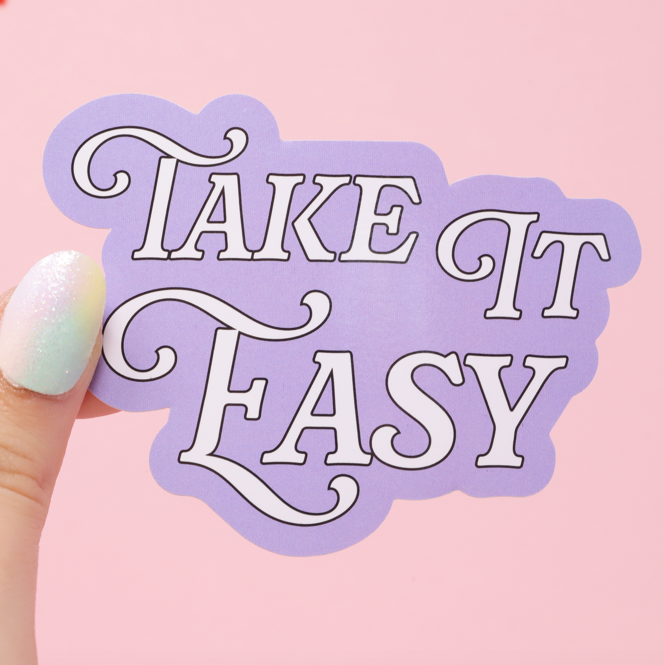 Go Easy Sticker Take It Easy sticker – Made Au Gold