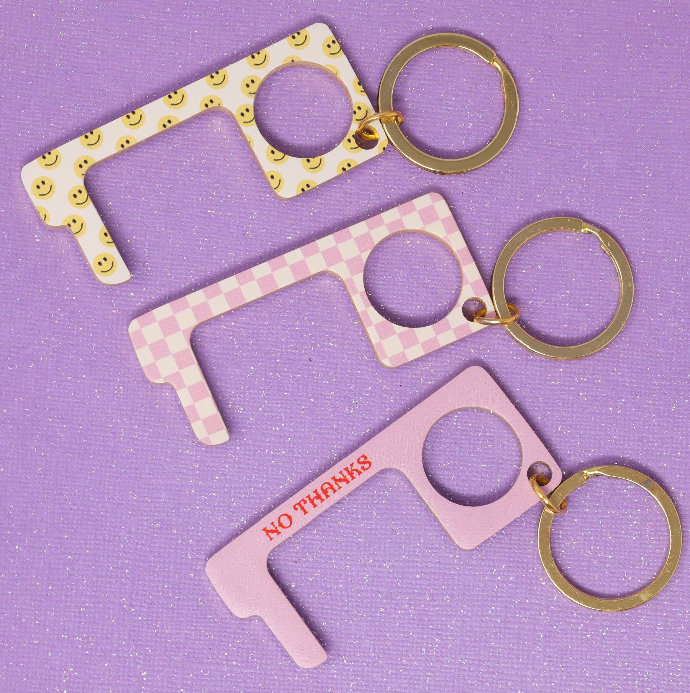 No Touch Door Opener Tool Keychain