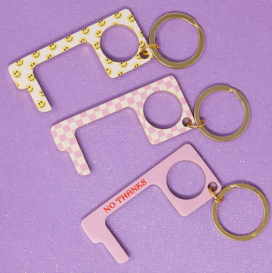 No Touch Door Opener Tool Keychain