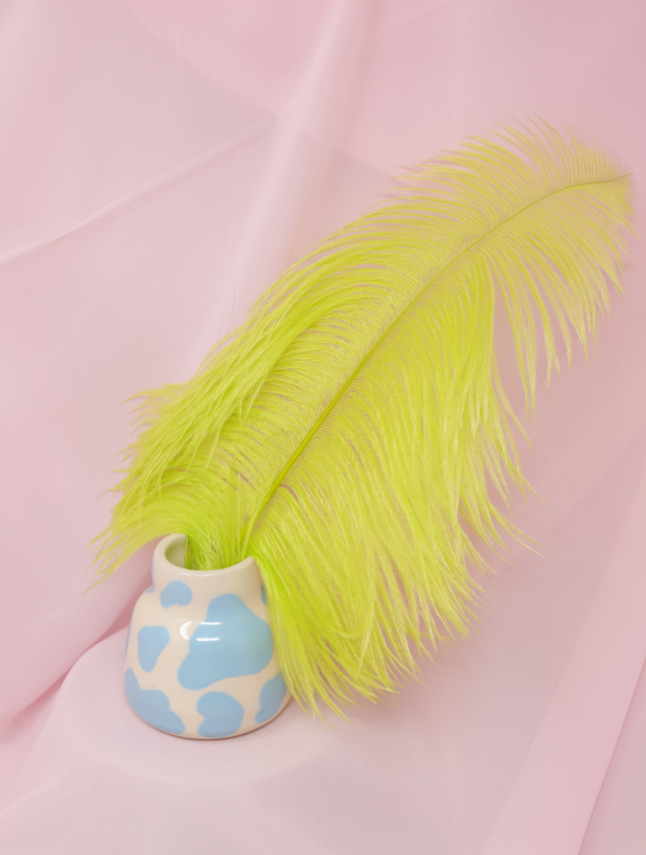 Blue Moo Vase