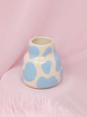Blue Moo Vase
