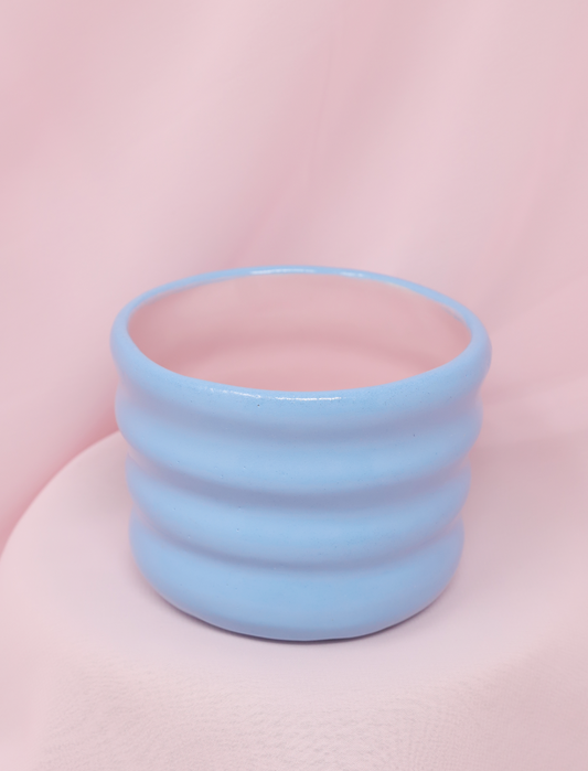 Pastel Blue & Pink Planter