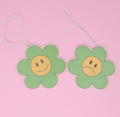 Air Freshener - Happy and sad smiley flower