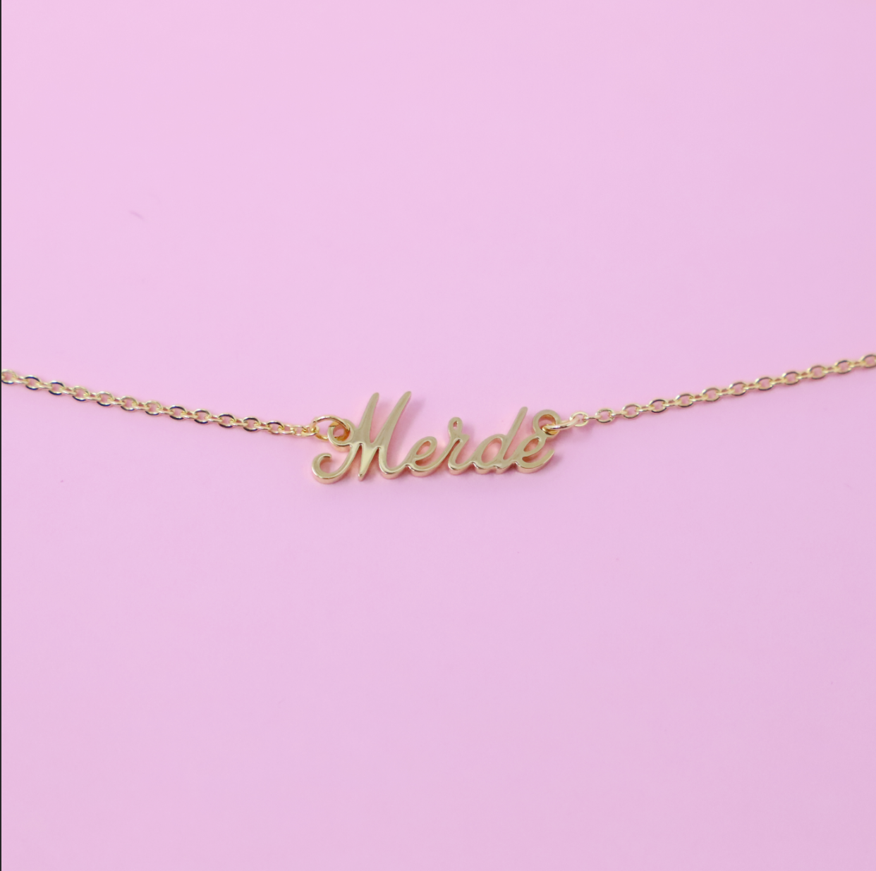 Merde Necklace