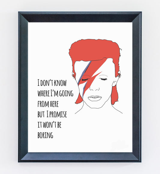 DAVID BOWIE print