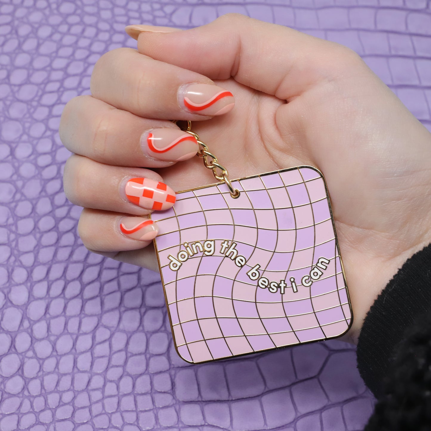 Doing The Best I Can Keychain