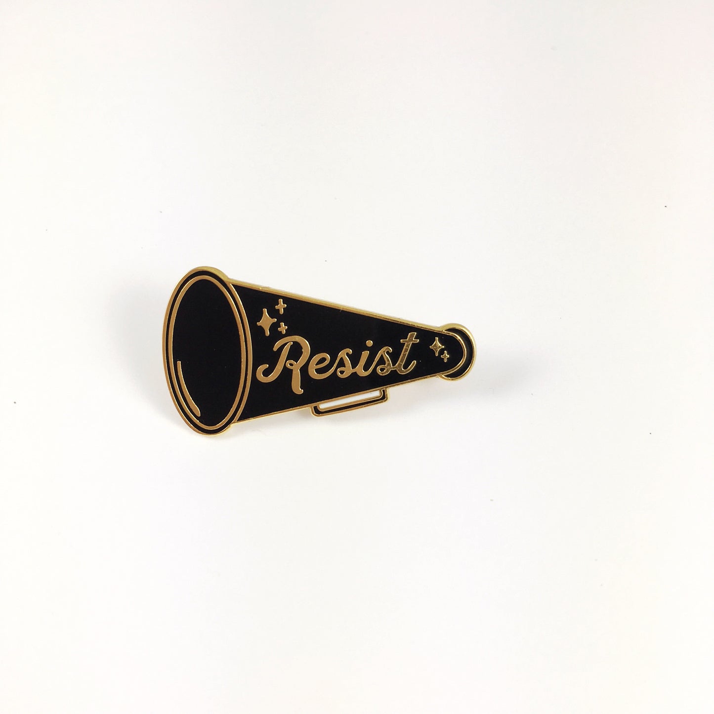 Resist enamel pin