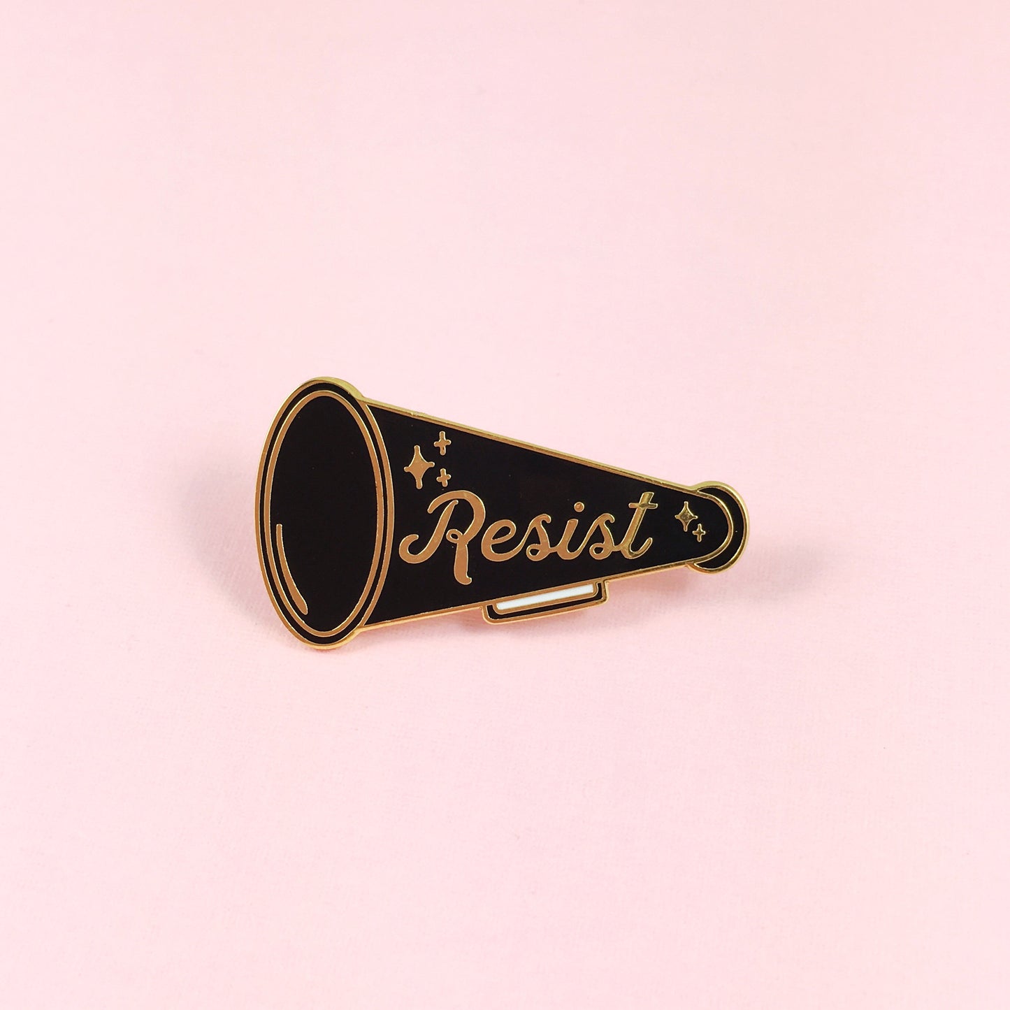 Resist enamel pin