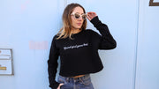 Good Girl Gone Bad Cropped Sweater